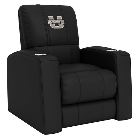 Dreamseat Home Theater Recliner with Utah State Aggies Logo XZ418301RHTCDBLK-PSCOL13375